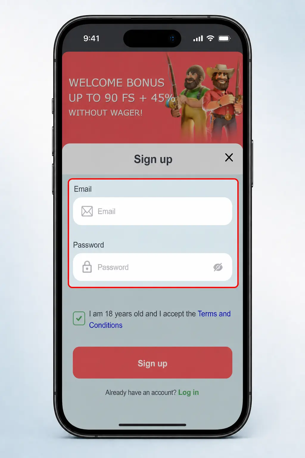 Step-by-step guide to registering an account on Agent No Wager United Kingdom website